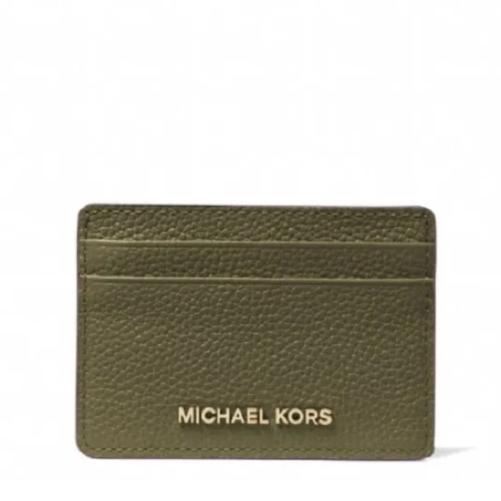 💞HP💞Michael Kors Tan Leather Card Holder